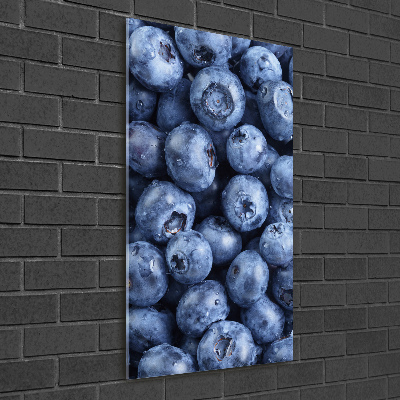 Wall art on glass Berries