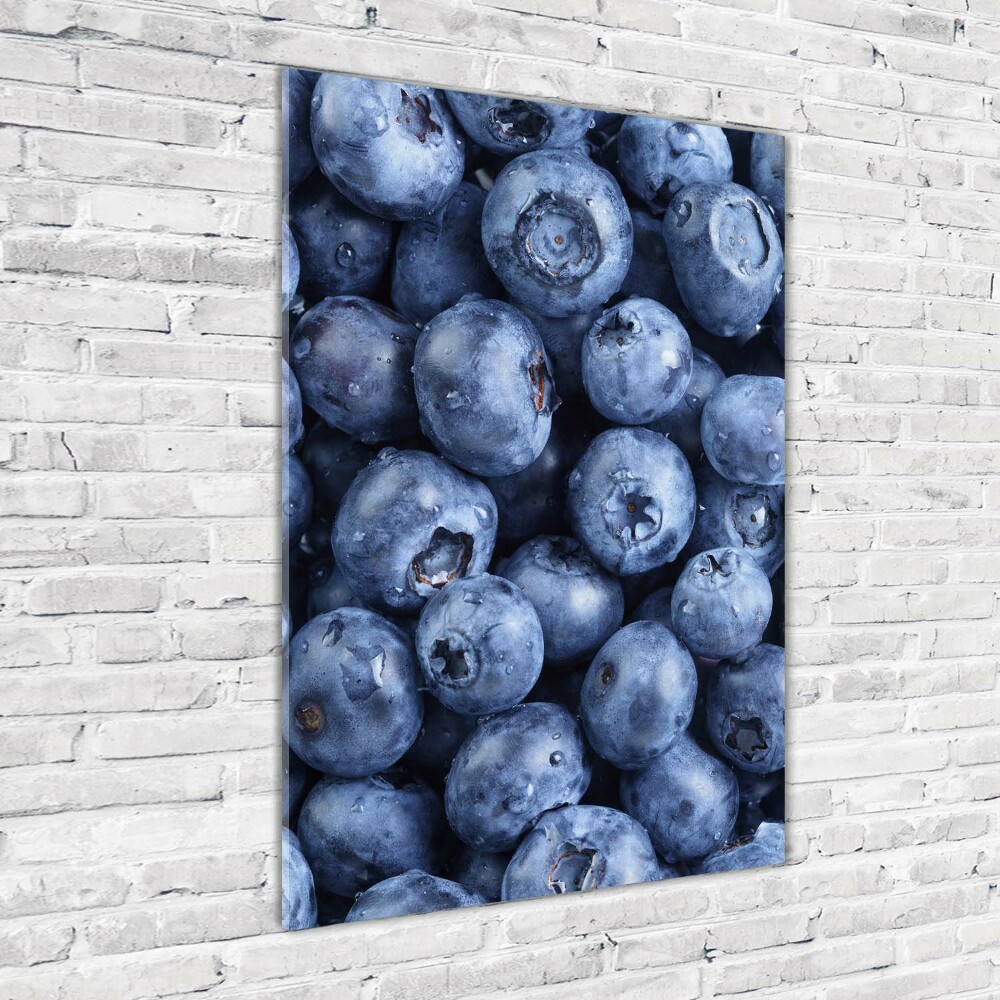 Wall art on glass Berries