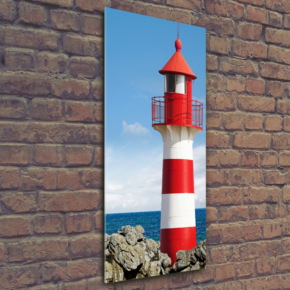 Photo printed on glass Lighthouse