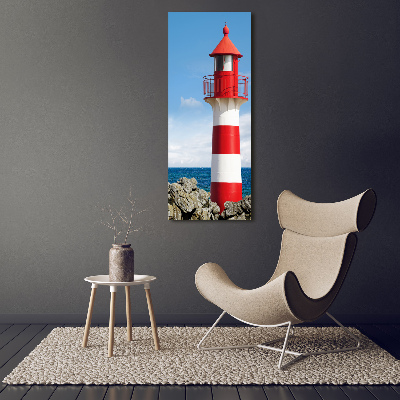 Photo printed on glass Lighthouse