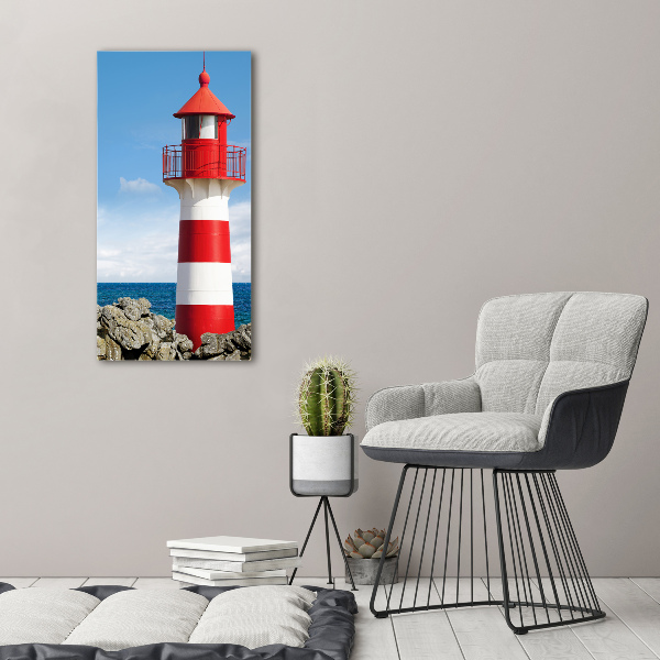 Photo printed on glass Lighthouse