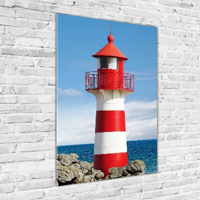 Photo printed on glass Lighthouse