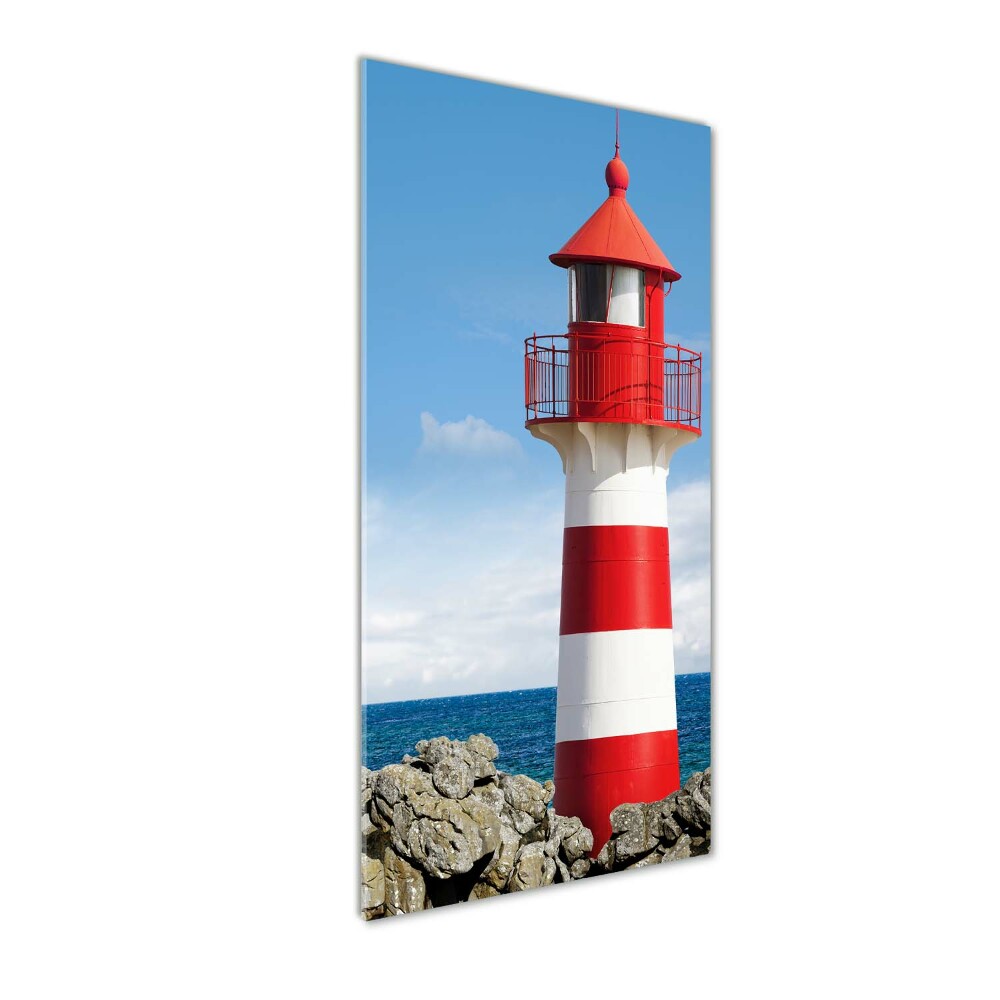 Photo printed on glass Lighthouse