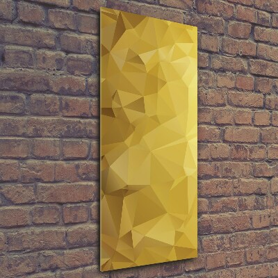 Printed glass wall art Abstraction Background