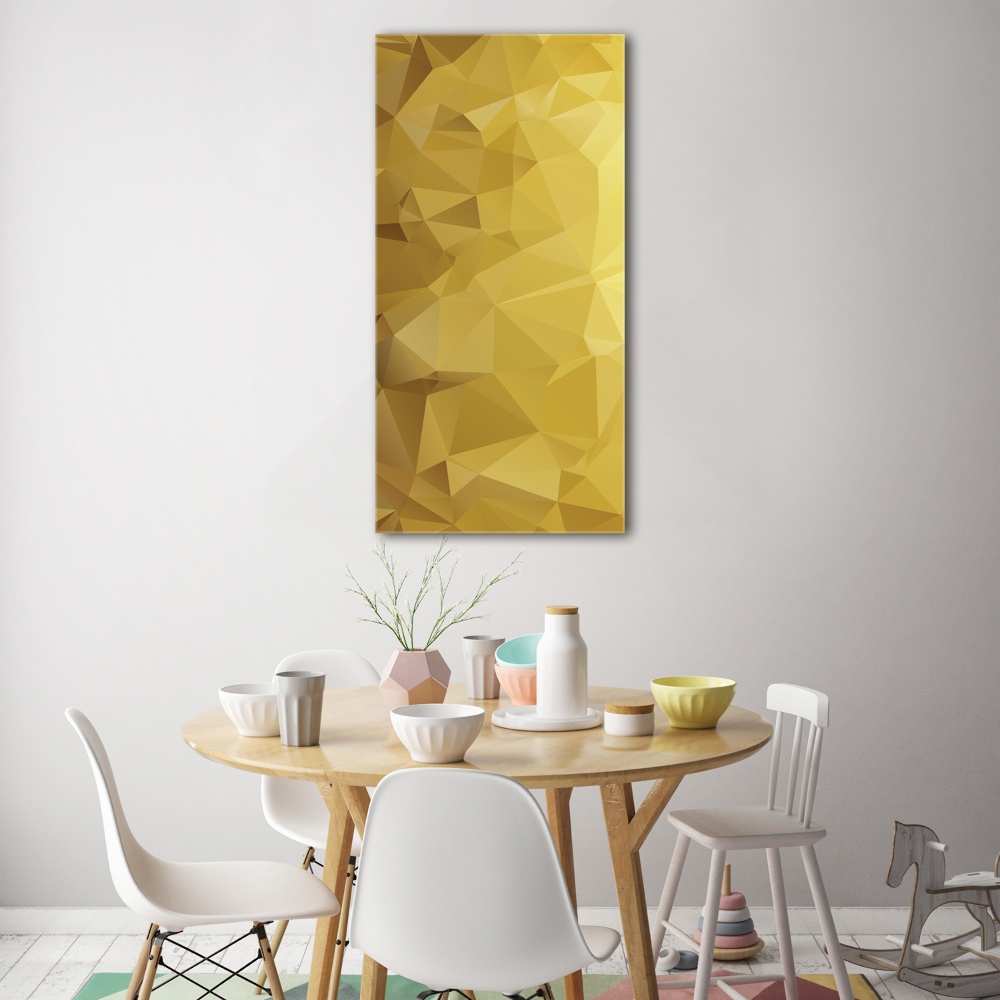 Printed glass wall art Abstraction Background