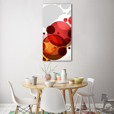 Photo printed on glass Circle abstraction