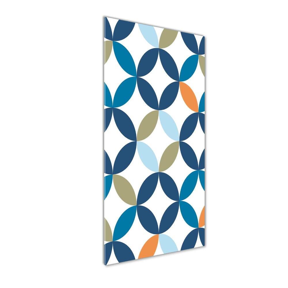 Wall art on glass Geometric background