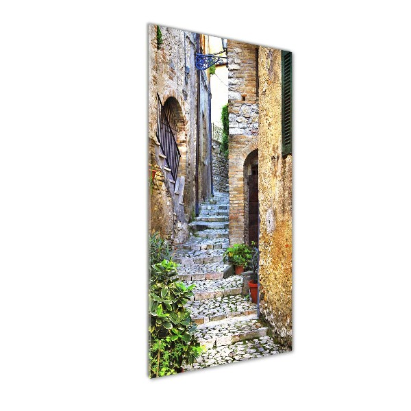 Photo printed on glass Italian streets