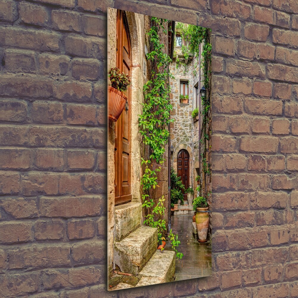 Photo printed on glass Italian streets