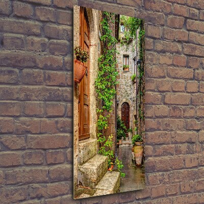 Photo printed on glass Italian streets