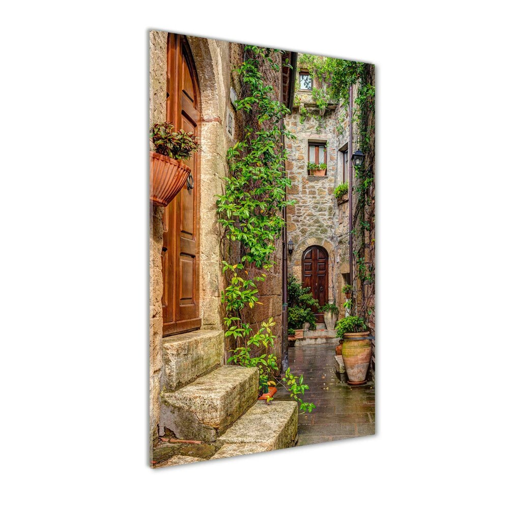 Photo printed on glass Italian streets