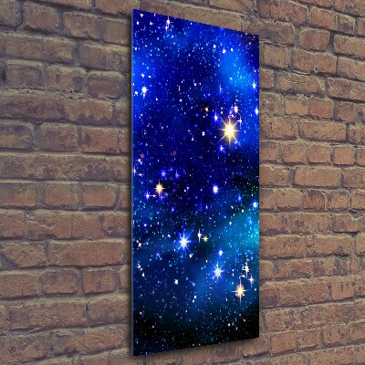 Photo printed on glass Starry sky