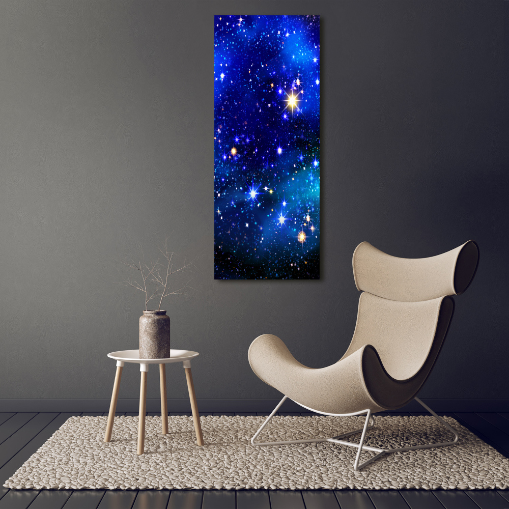 Photo printed on glass Starry sky