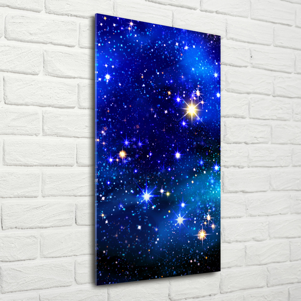 Photo printed on glass Starry sky