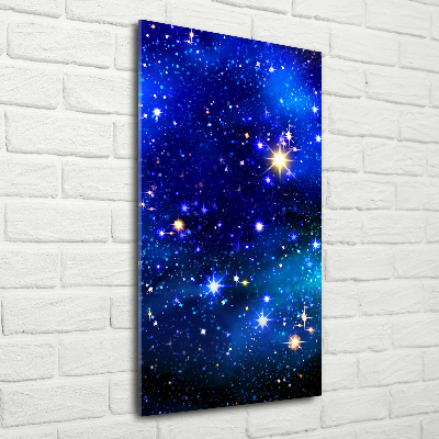 Photo printed on glass Starry sky