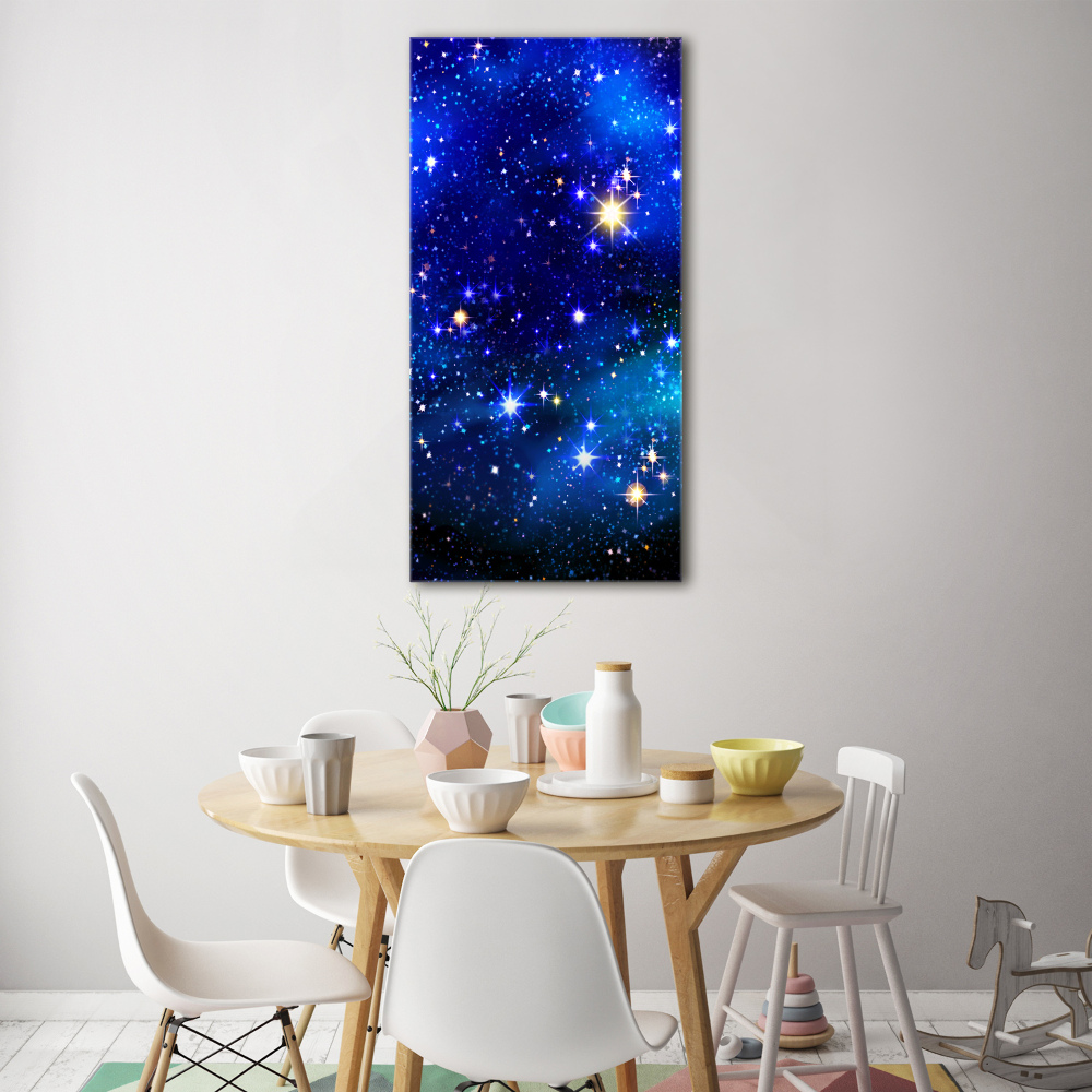 Photo printed on glass Starry sky