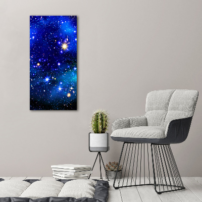 Photo printed on glass Starry sky