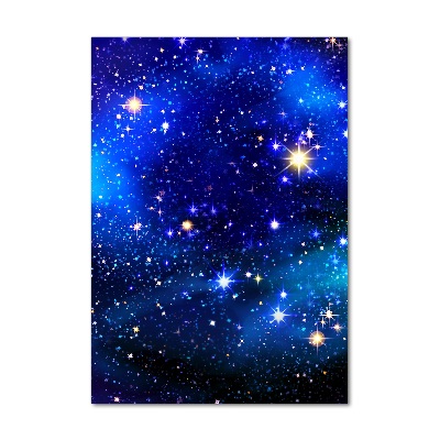 Photo printed on glass Starry sky