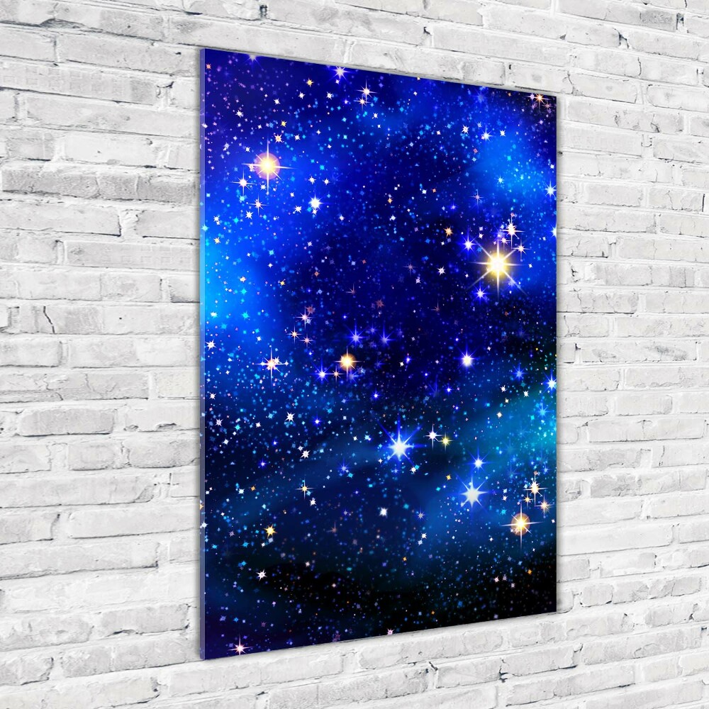 Photo printed on glass Starry sky