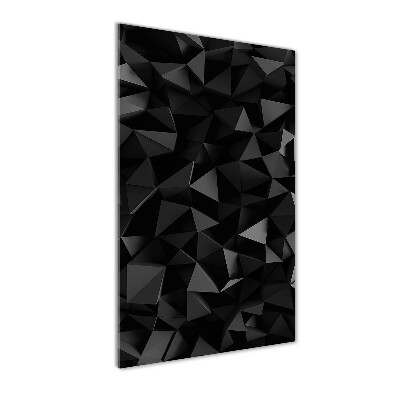 Glass picture wall art 3D abstraction