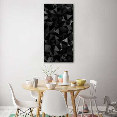 Glass picture wall art 3D abstraction