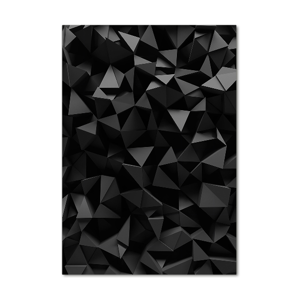 Glass picture wall art 3D abstraction