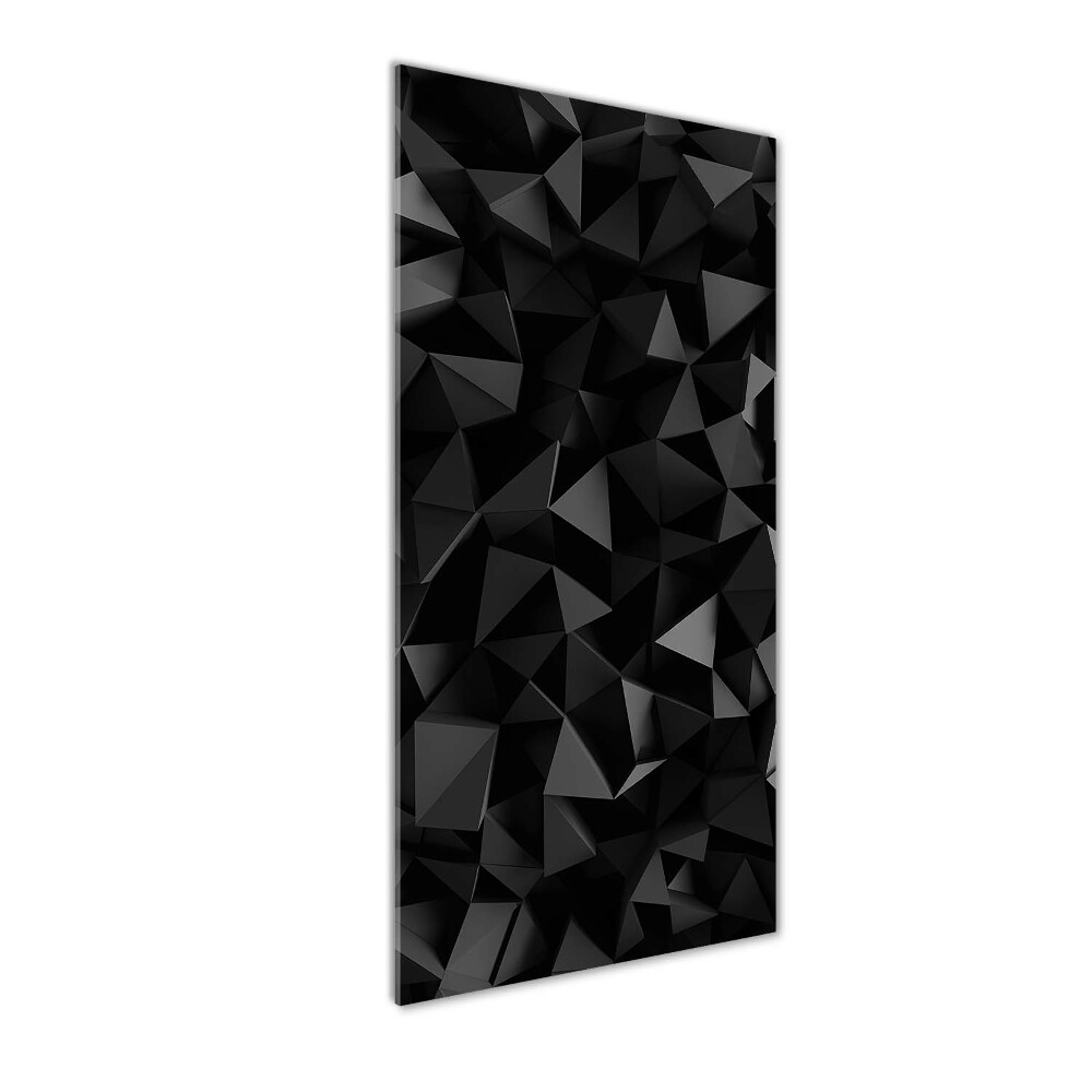 Glass picture wall art 3D abstraction