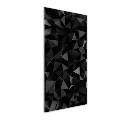 Glass picture wall art 3D abstraction