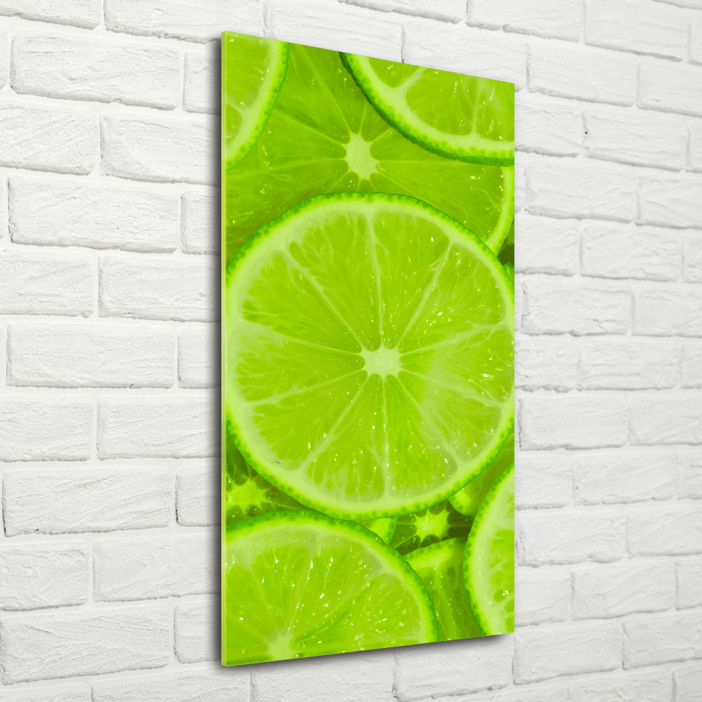 Print on a a glass Lime