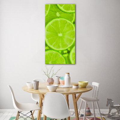 Print on a a glass Lime