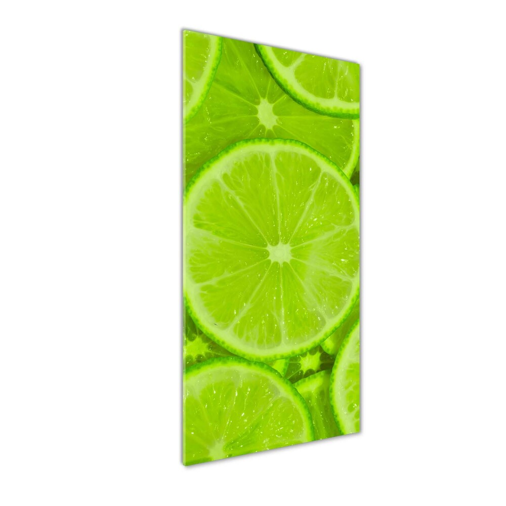 Print on a a glass Lime