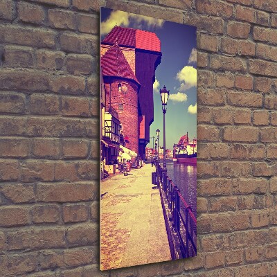 Glass picture wall art Gdańsk Poland