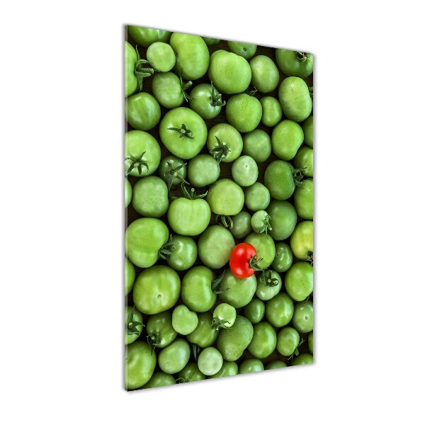 Wall art on glass Red tomato