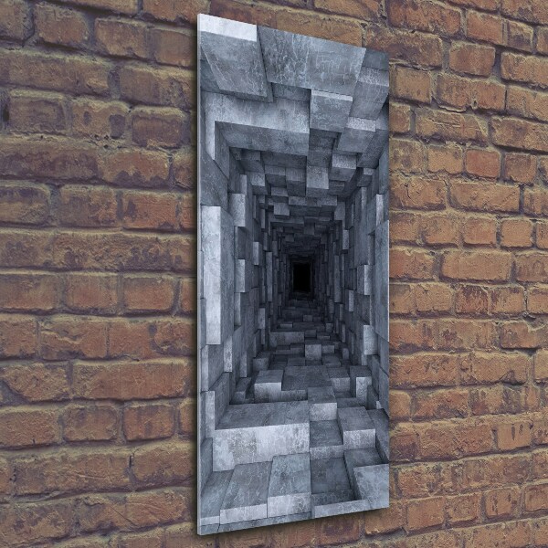 Glass wall art Tunnel