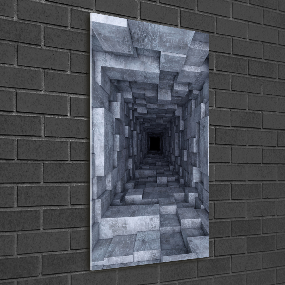 Glass wall art Tunnel