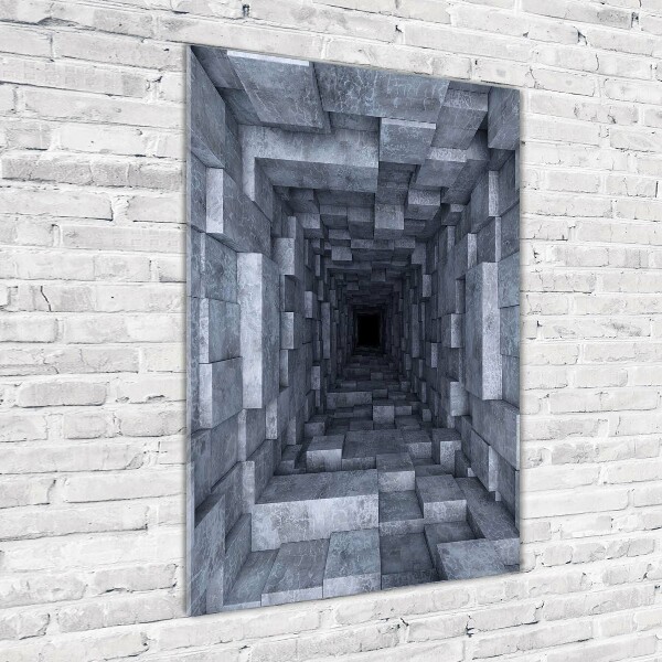 Glass wall art Tunnel