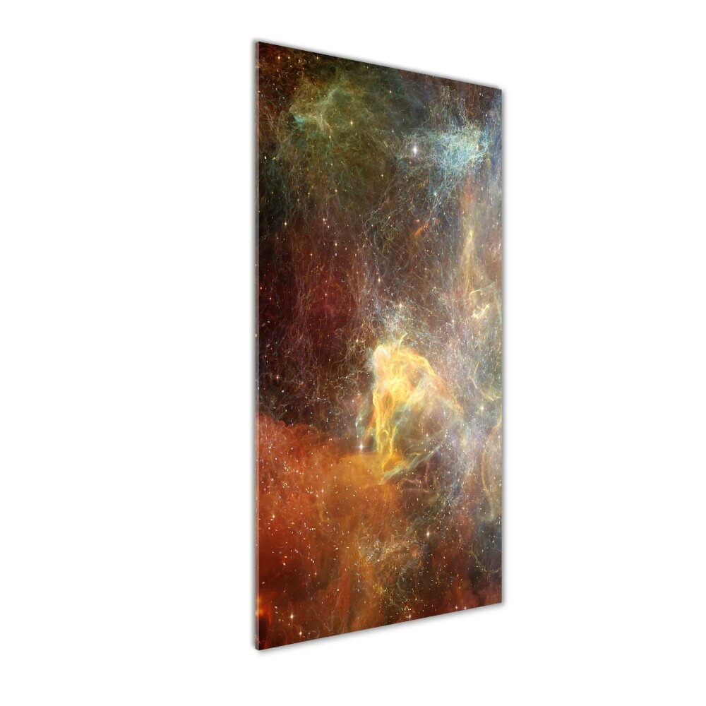 Printed glass wall art Cosmos