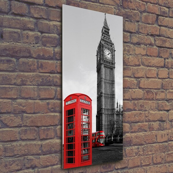 Photo printed on glass Big Ben London