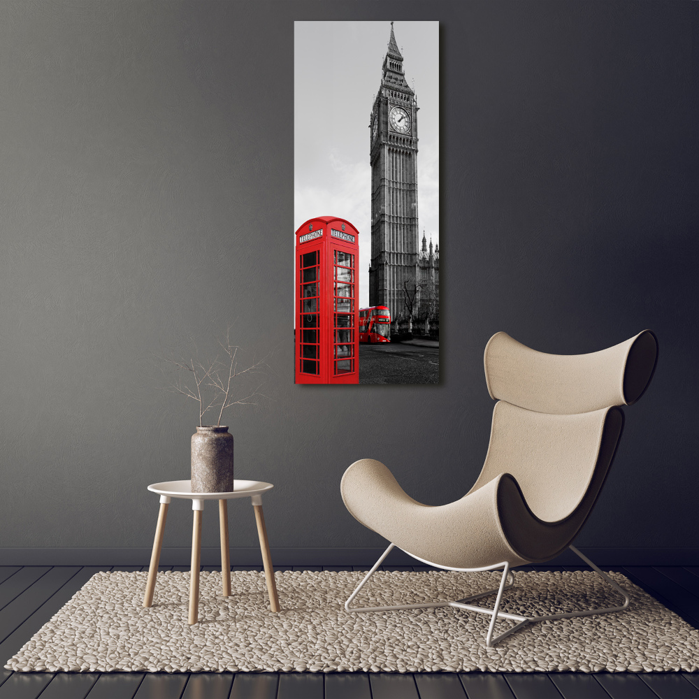 Photo printed on glass Big Ben London