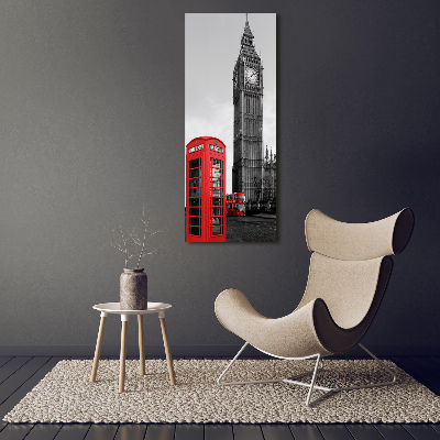 Photo printed on glass Big Ben London