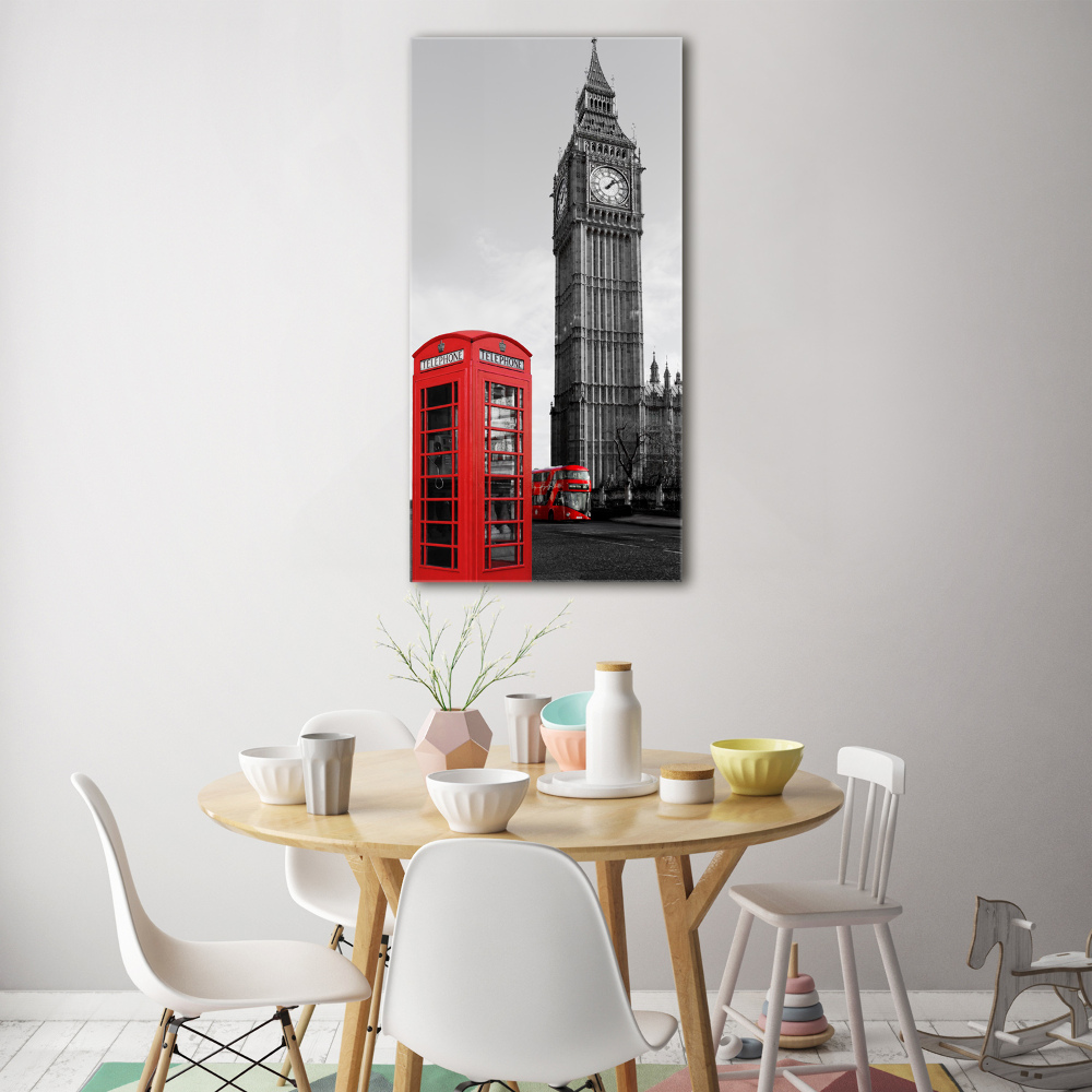 Photo printed on glass Big Ben London