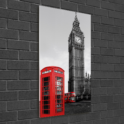 Photo printed on glass Big Ben London