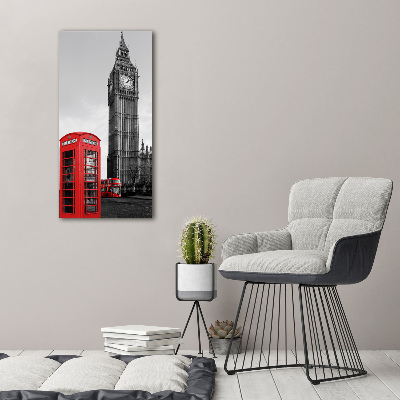 Photo printed on glass Big Ben London