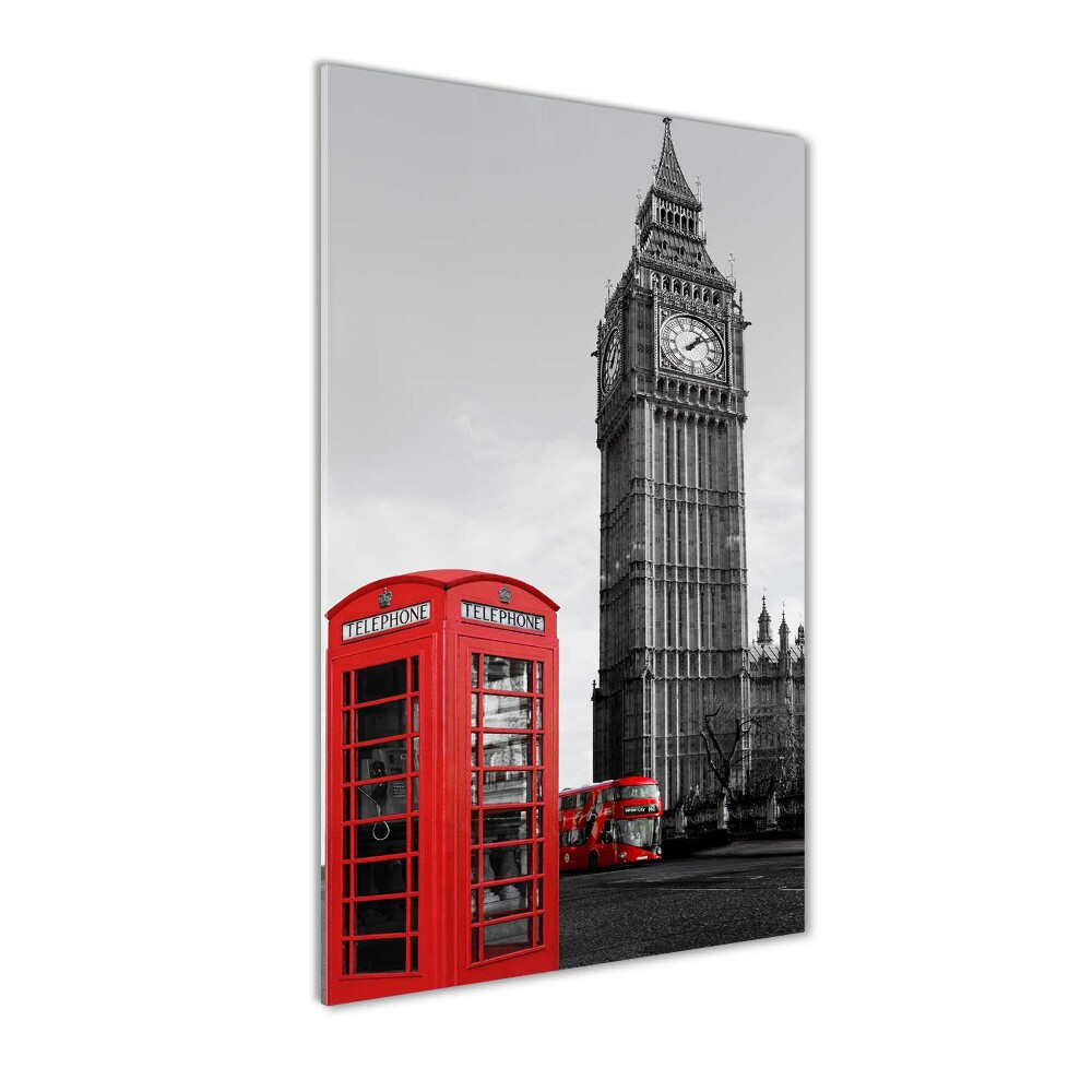 Photo printed on glass Big Ben London