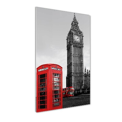 Photo printed on glass Big Ben London