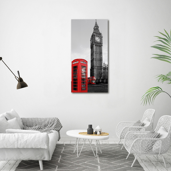 Photo printed on glass Big Ben London