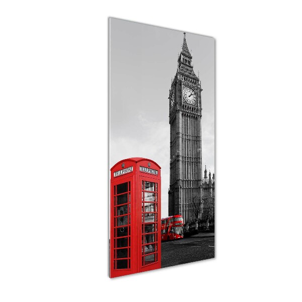 Photo printed on glass Big Ben London