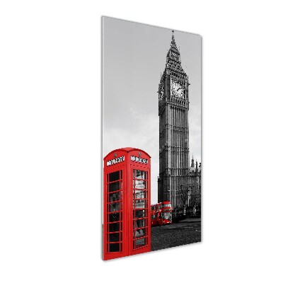 Photo printed on glass Big Ben London