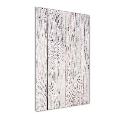 Glass art picture Wooden wall