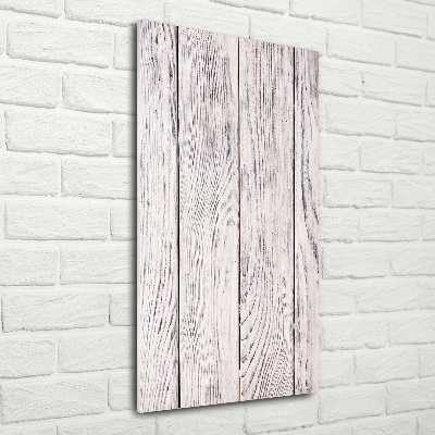 Glass art picture Wooden wall